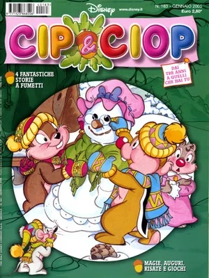 Cover of Le avventure del prof. Van Cioppen - Cip & Ciop e la vernice toglitempo
