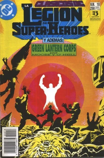 Cover of La legion of Super-Heroes y Ademas: Green Lantern Corps