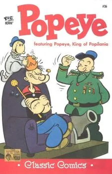 Cover of King Popeye of Popilania; Pappy's Spook; The Atomic Brain!