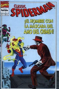 ¡El hombre con la mascara del amo del crimen!
