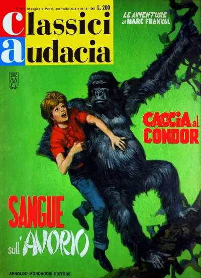 Cover of Marc Franval: Cacia al condor; Sangue sull'avorio