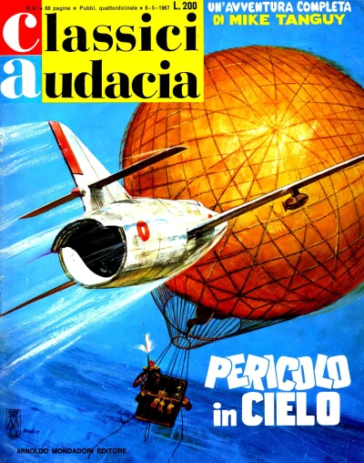 Cover of Tanguy e Laverdure: Pericolo in cielo