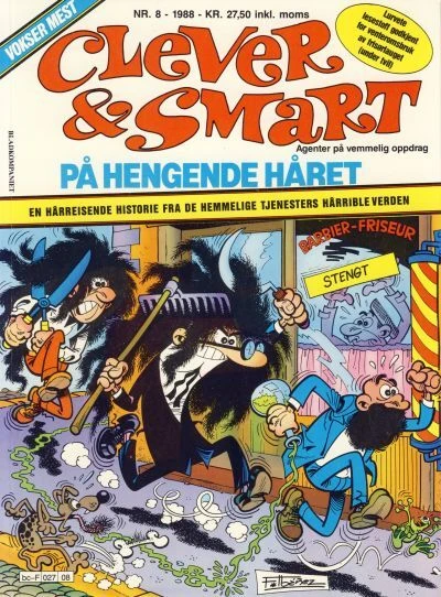 Cover of På hengende håret