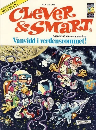 Cover of Vanvidd i verdensrommet!