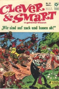 Wir sind auf zack und hauen ab!