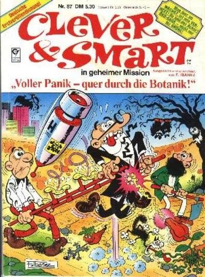 Cover of Voller Panik - quer durch die Botanik!