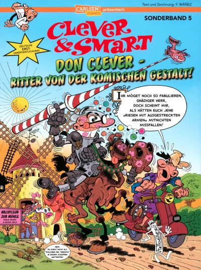 Cover of Don Clever - Ritter von der komischen Gestalt!