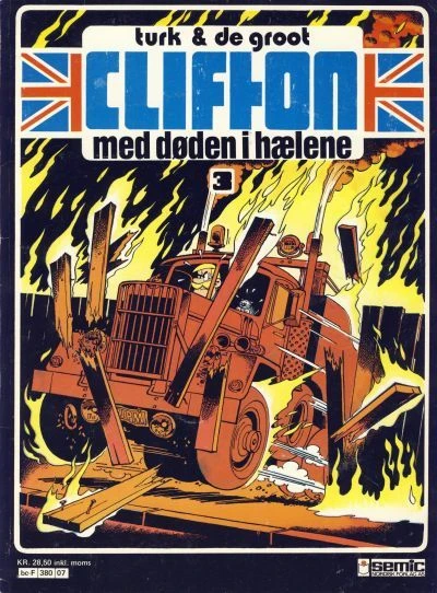 Cover of Med døden i hælene