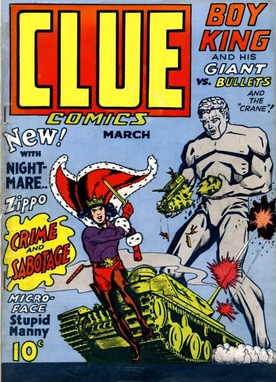 Cover of Clue Comics