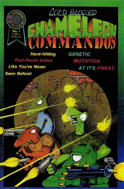 Cover of Origin Of The Cold-Blooded Chameleon Commandos