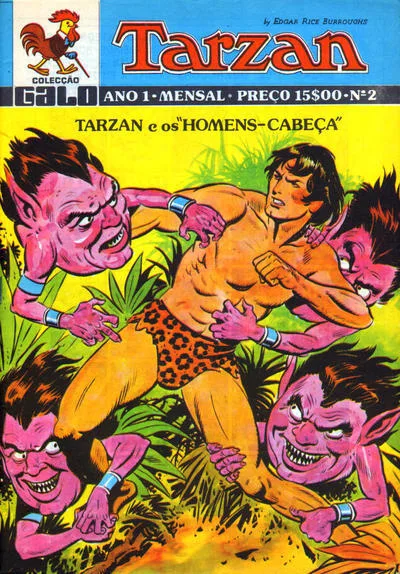 Cover of Tarzan e os "Homens-Cabeca"