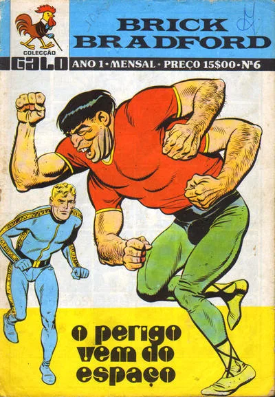 Cover of Brick Bradford o perigo vem do espaco