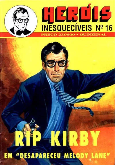 Cover of Rip Kirby em "Desapareceu Melody Lane"