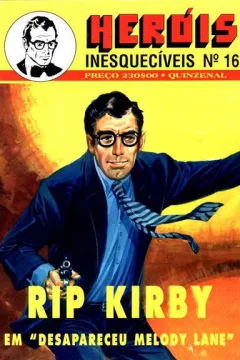 Rip Kirby em "Desapareceu Melody Lane"