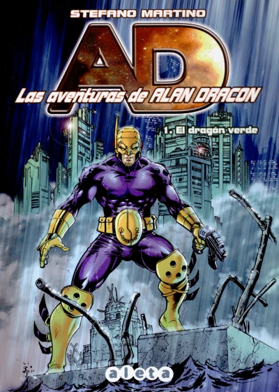 Cover of Las aventuras de Alan Dracon 1: El dragón verde