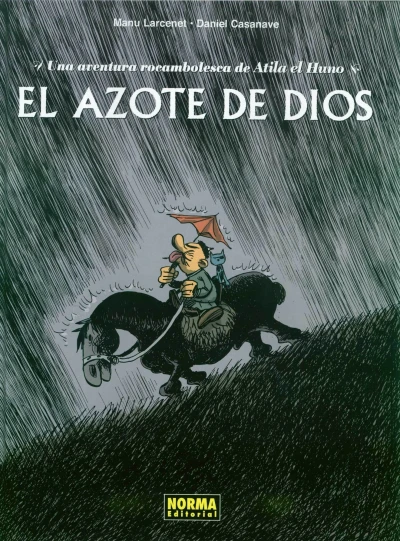Cover of Una aventura rocambolesca de Atila el Huno: El azote de dios