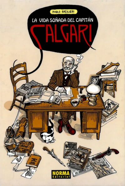 Cover of La vida soñada del capitán Salgari