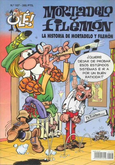 Cover of La historia de Mortadelo y Filemón