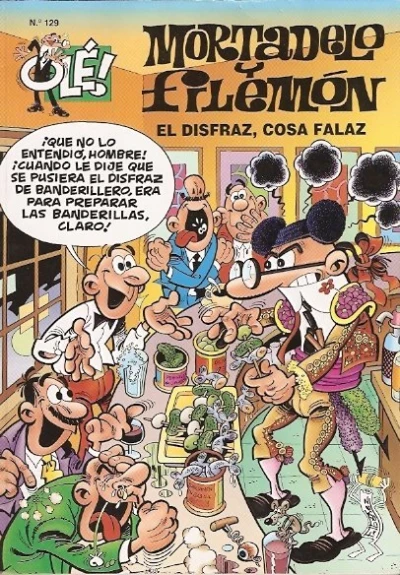Cover of El disfraz, cosa falaz