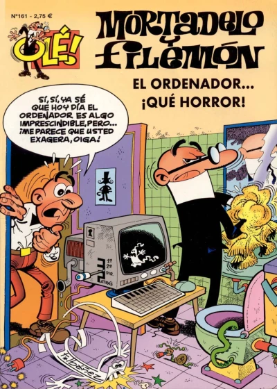 Cover of El ordenador ¡qué horror!