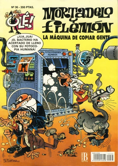 Cover of La maquina de copiar gente