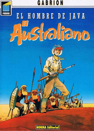 Cover of El hombre de Java. El australiano