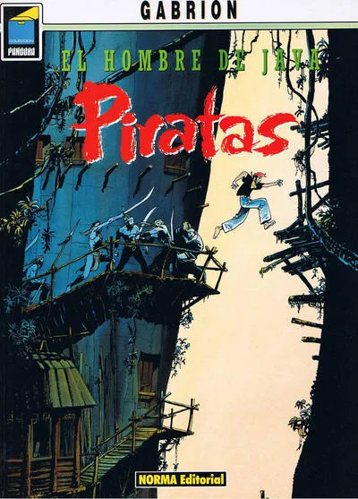 Cover of El hombre de Java. Piratas