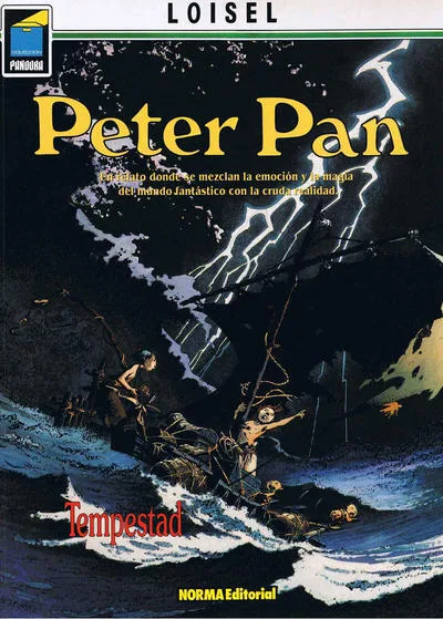 Cover of Peter Pan. Tempestad