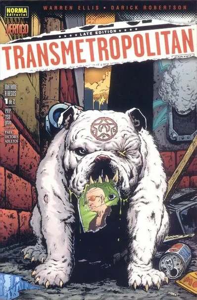 Cover of Transmetropolitan: Mátame a Besos 1 de 2