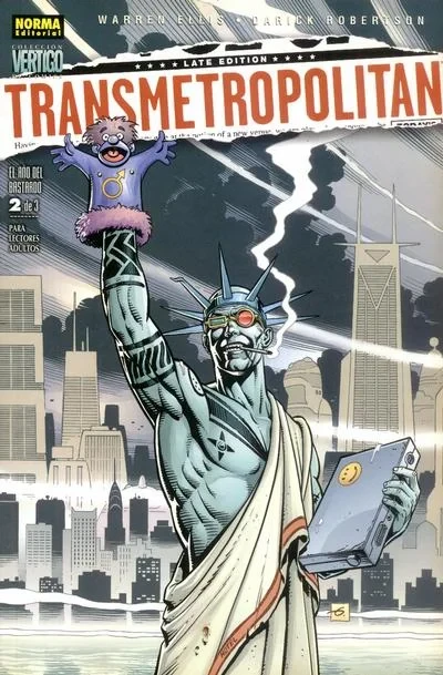 Cover of Transmetropolitan: El Año del Bastardo 2 de 3