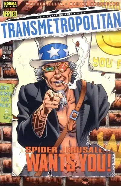 Cover of Transmetropolitan: El Año del Bastardo 3 de 3