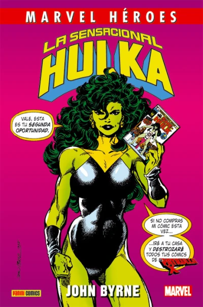 Cover of La sensacional Hulka de John Byrne