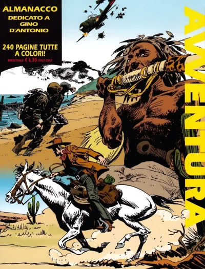 Cover of Almanacco dell'Avventura 2015: L'uomo dello Zululand; L'uomo di Iwo Jima; L'uomo della frontiera