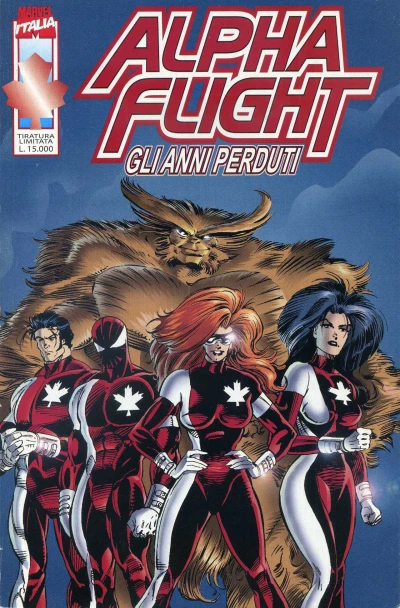 Cover of Alpha Flight: Gli anni perduti