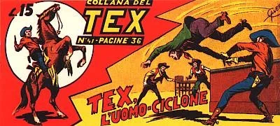 Cover of Tex, l'Uomo-Ciclone