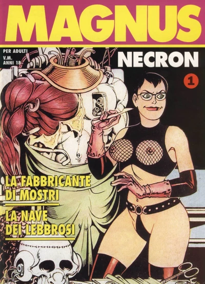 Cover of Necron 1: La fabbricante di mostri; La nave dei lebbrosi