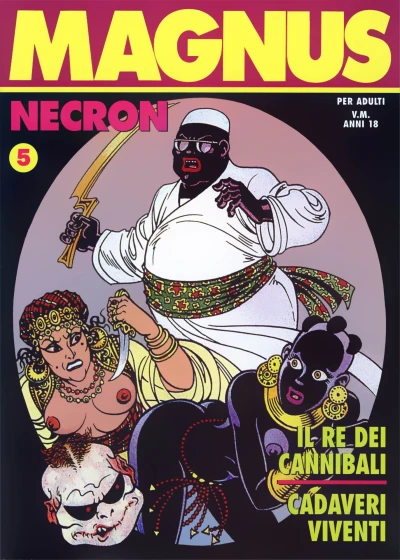 Cover of Necron 5: Il re dei cannibali; Cadaveri viventi