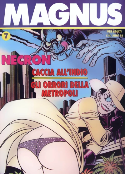 Cover of Necron 7: Caccia all'indio; Gli orrori della metropoli