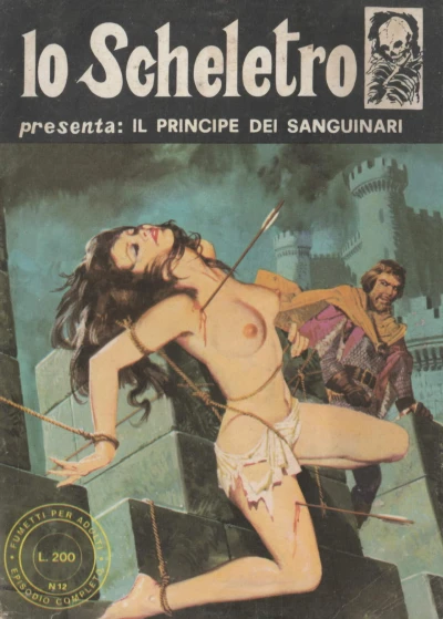 Cover of Lo scheletro presenta: Il principe dei sanguinari