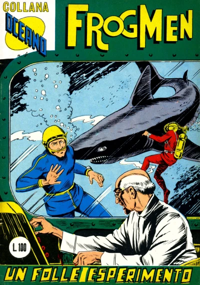 Cover of Frogmen: Un folle esperimento