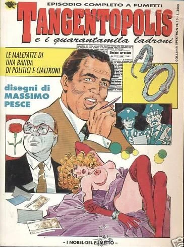 Cover of Tangentopolis e i Quarantamila Ladroni