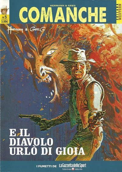 Cover of Comanche 5 - E il diavolo urlò di gioia