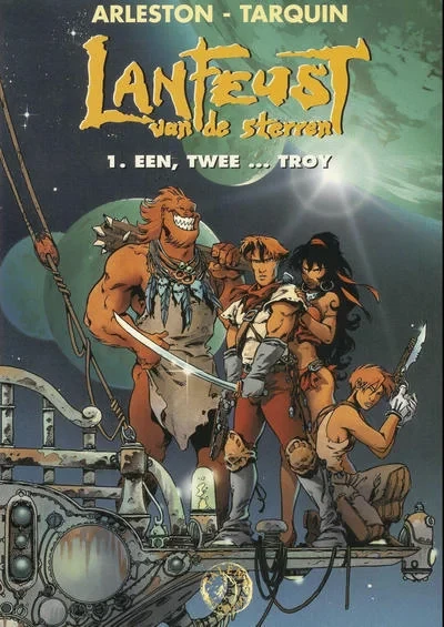 Cover of Lanfeust van de sterran 1. Een, Twee ... Troy
