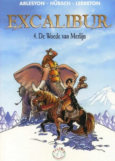 Cover of Excalibur 4. De Woede van Merlijn