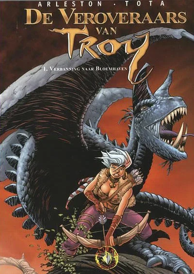 Cover of De Veroveraars van Troy 1. Verbanning naar Bloemhaven