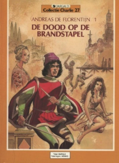 Cover of Andreas de Florentijn 1: De dood op de brandstapel