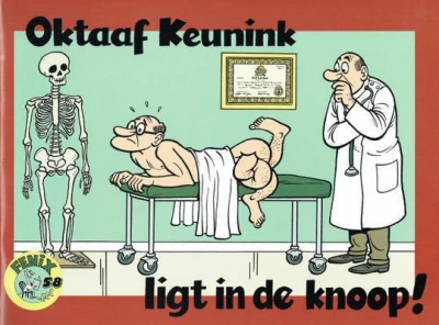 Cover of Oktaaf Keunink ligt in de knoop!