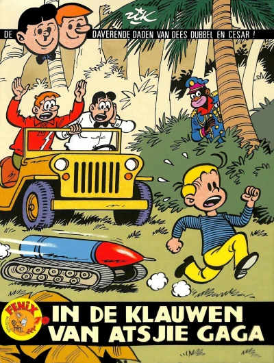Cover of Dees Dubbel en Cesar: In de klauwen van Atsjie Gaga