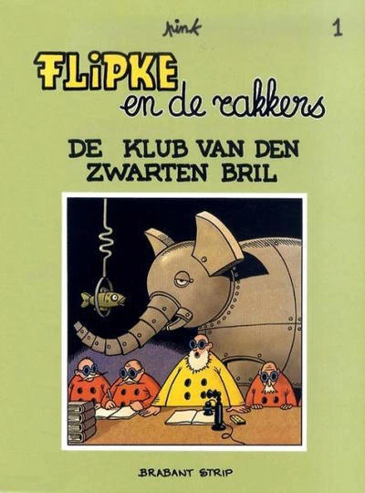 Cover of Flipke en de rakkers: De klub van den Zwarten Bril