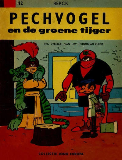 Cover of Pechvogel en de groene tijger